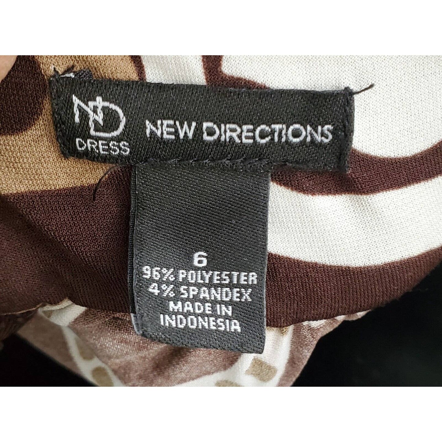 New Directions Women's Brown Polyester Halter Neck Sleeveless Long Maxi Dress 6