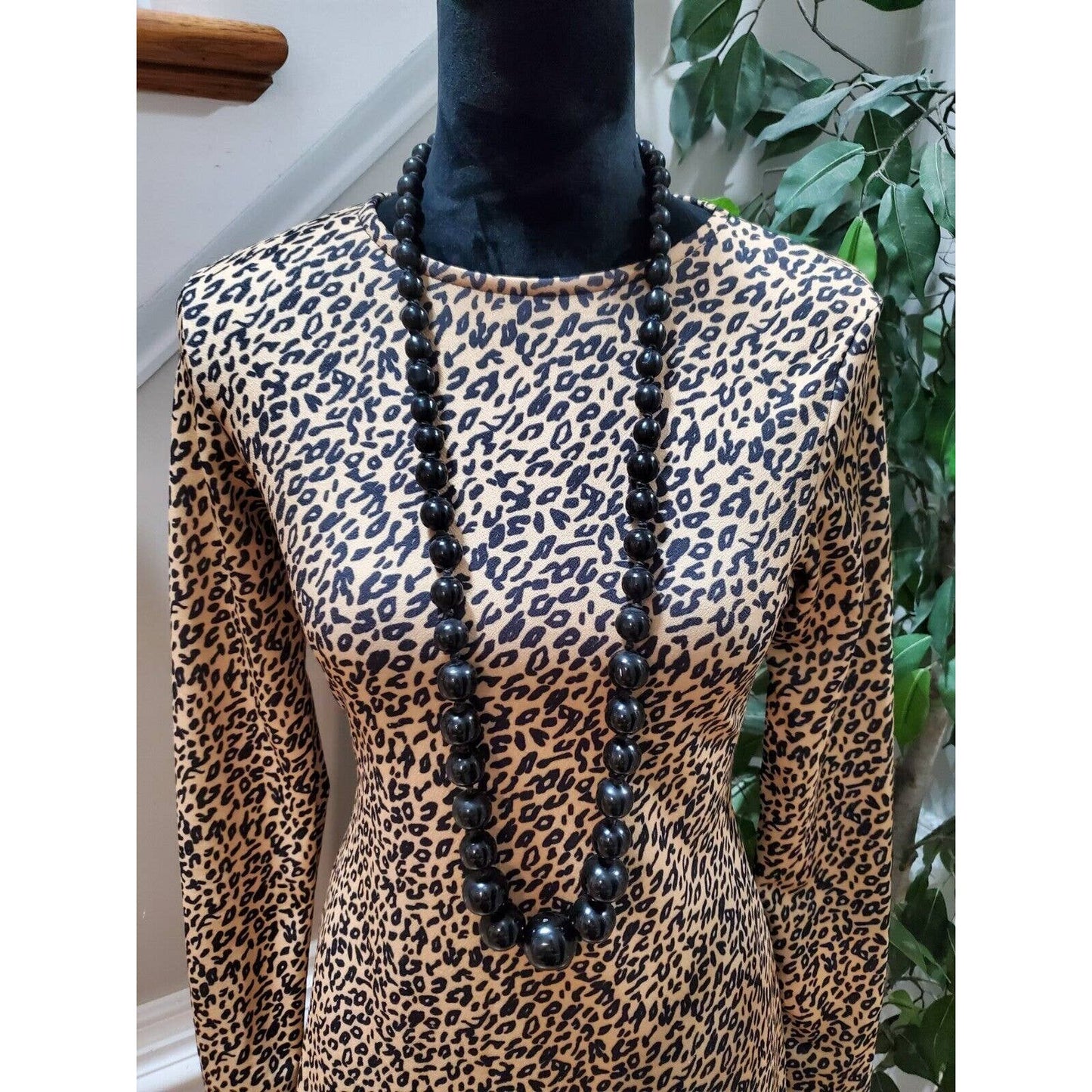 Asos Women's Brown Polyester Round Neck Long Sleeve Long Maxi Dress Zero Size