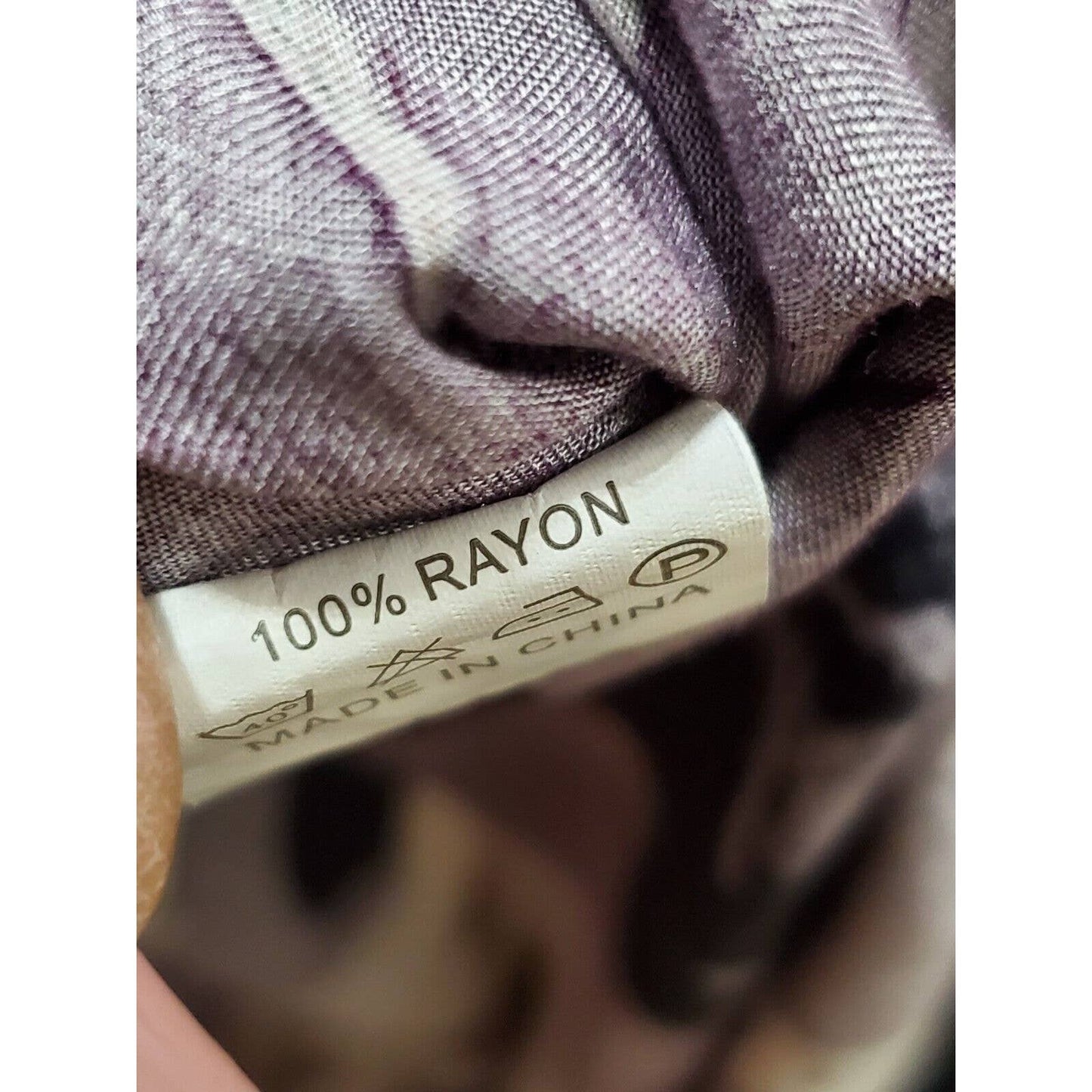 Jaase Women's Purple Floral Rayon Round Neck Half Sleeve Long Maxi Dress Small