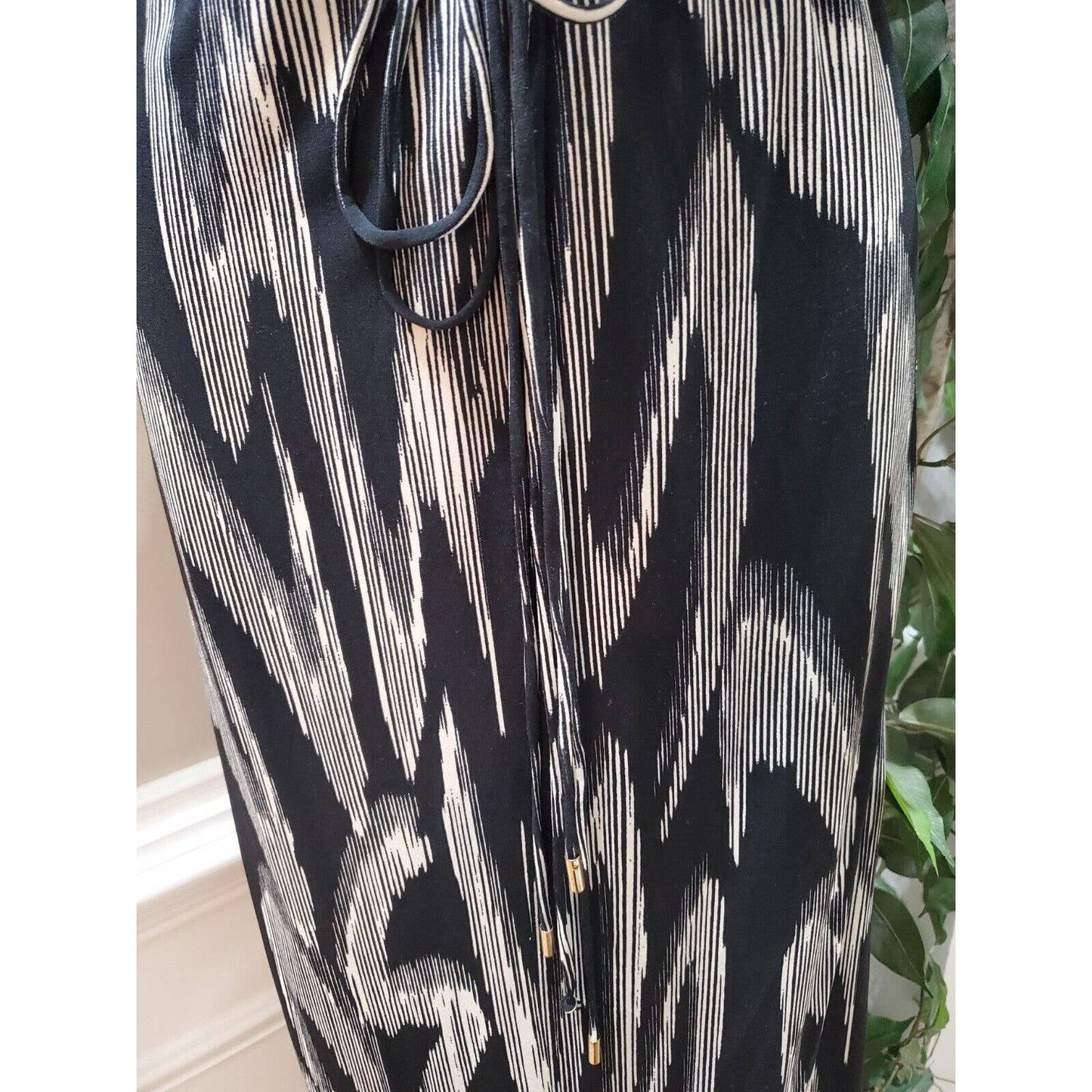 Worthington Women's Black Polyester V-Neck Sleeveless Long Maxi Dress Size XS