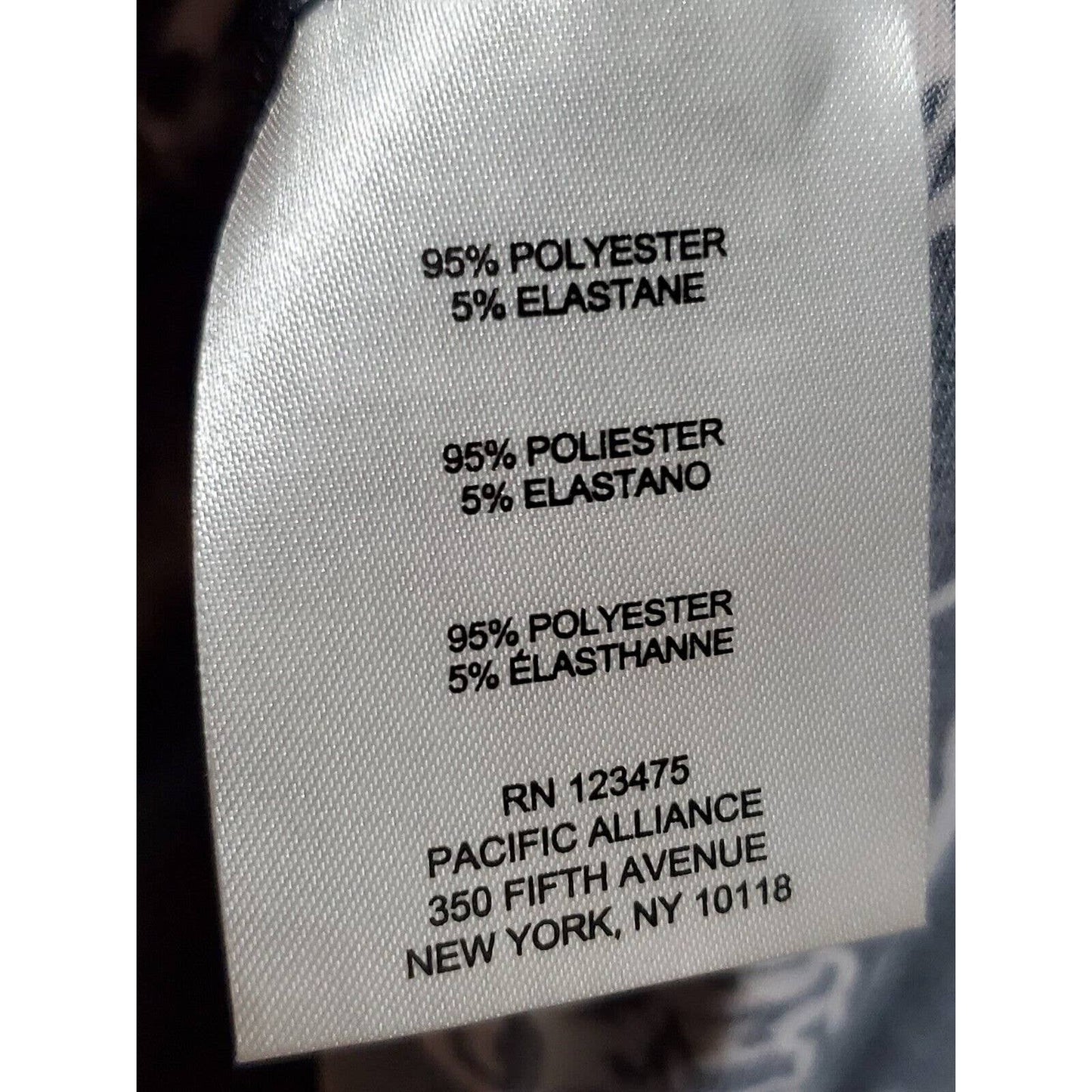 Jones New York Women Floral Polyester Collared Long Sleeve Button Down Shirt L