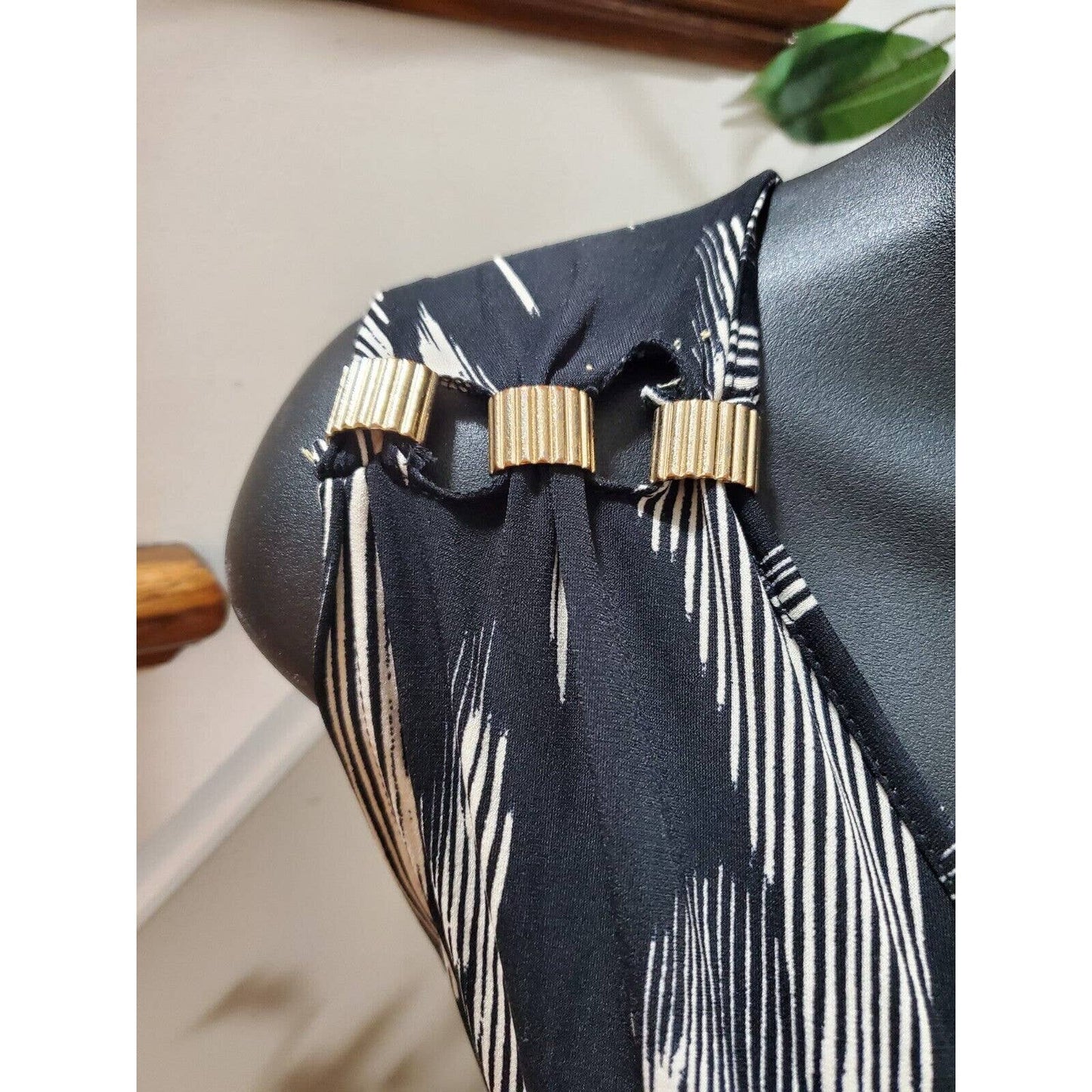 Worthington Women's Black Polyester V-Neck Sleeveless Long Maxi Dress Size XS